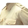 Manteau de parade de la flotte navale de l'amiral blanc avec des chemises